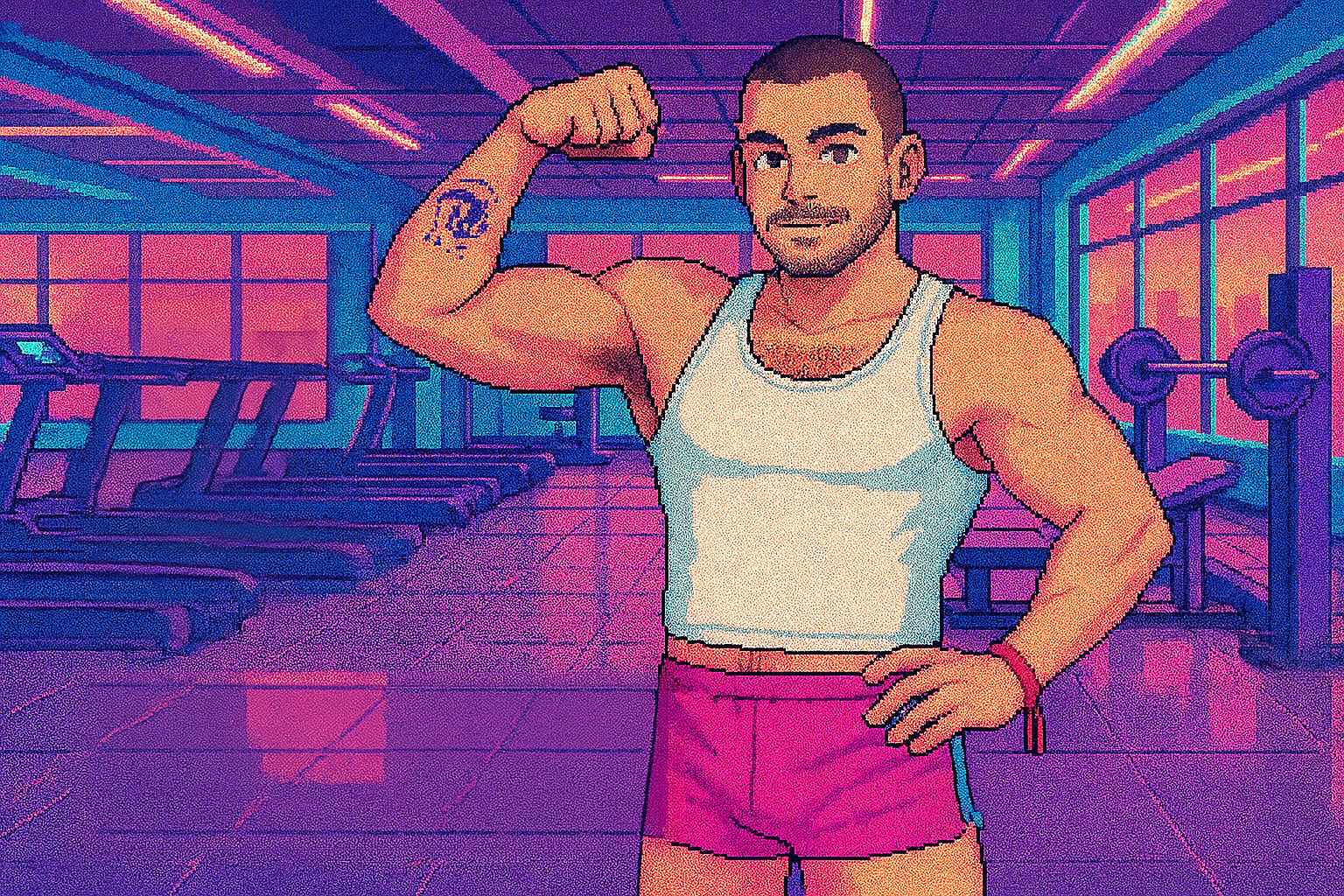 Gym scene